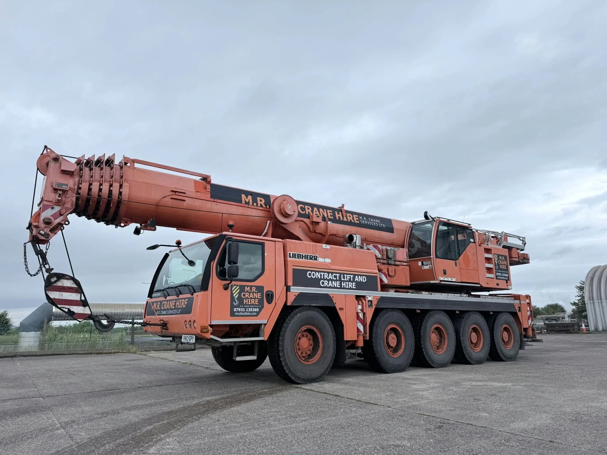 M.R. Crane Hire Liebherr all-terrain crane